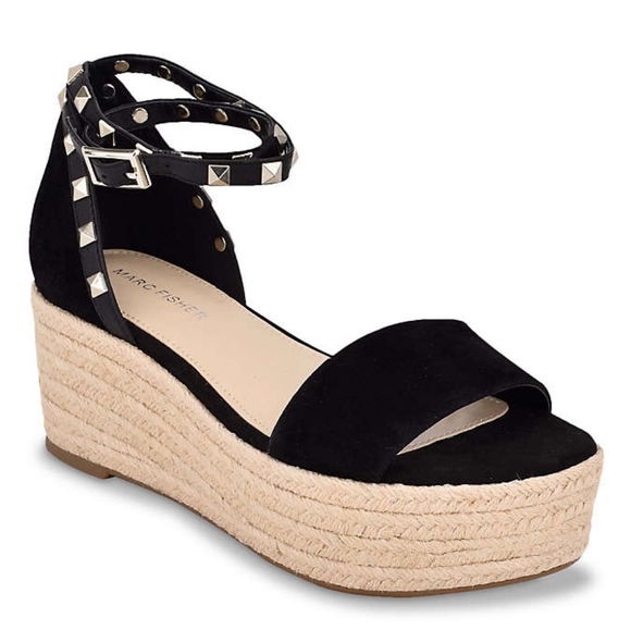 NEW 🌺 Marc Fisher Jazlyn Espadrille Wedge - Picture 1 of 5
